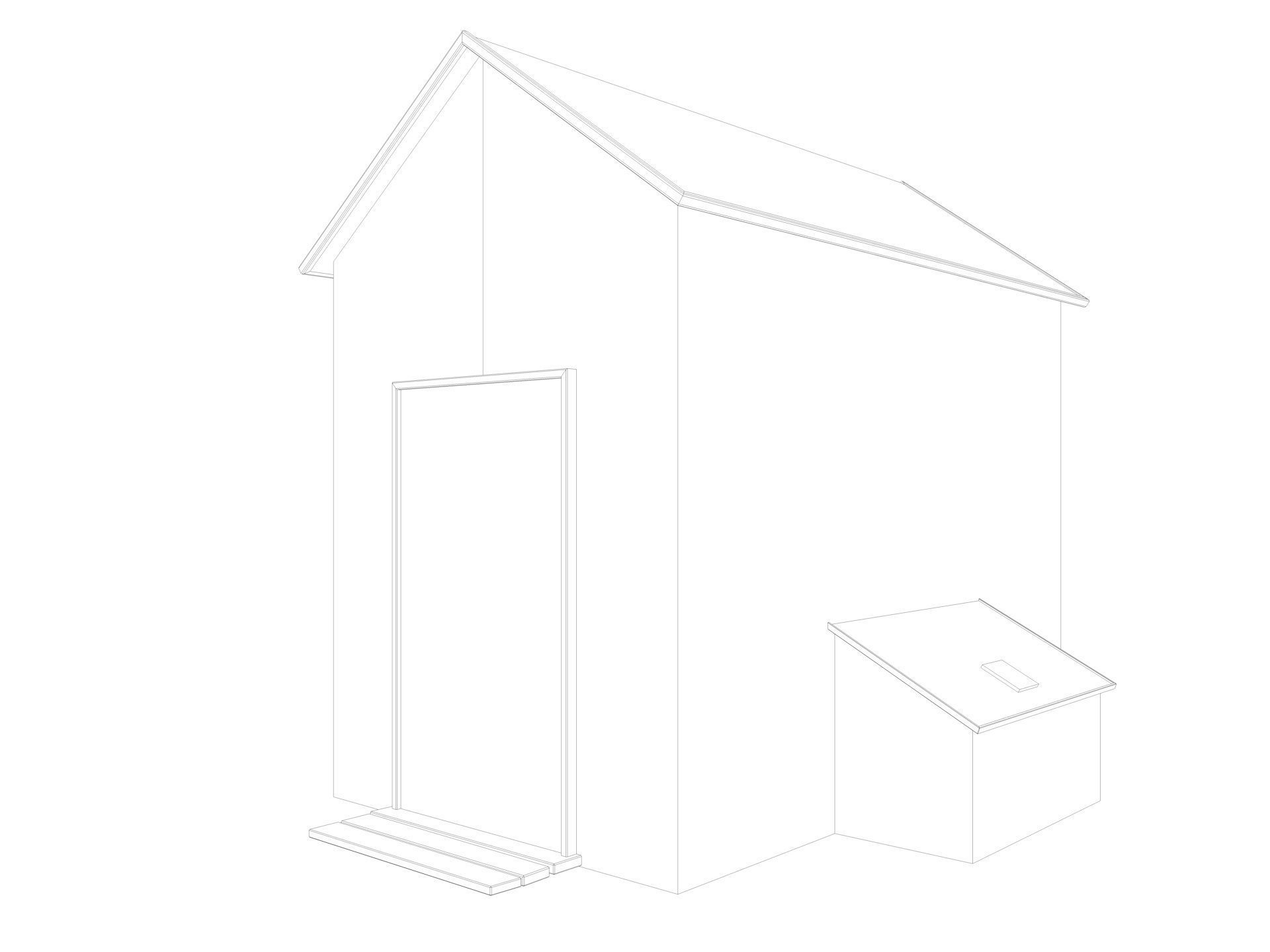 Farm Scene Low-poly 3D model_12