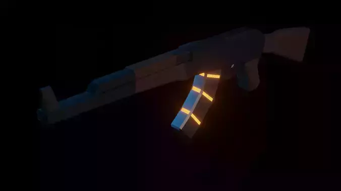 Low Poly AK 47