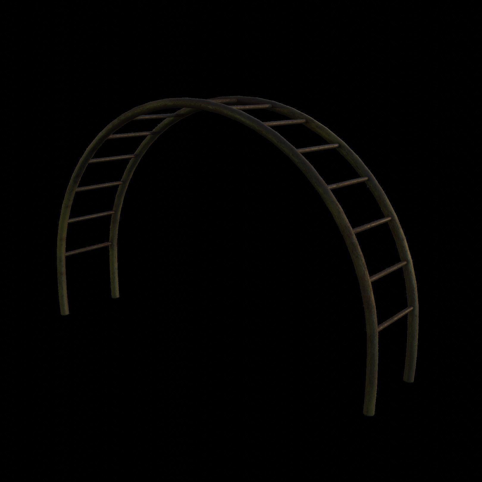 Soviet rust playground minipack Low-poly 3D model_3