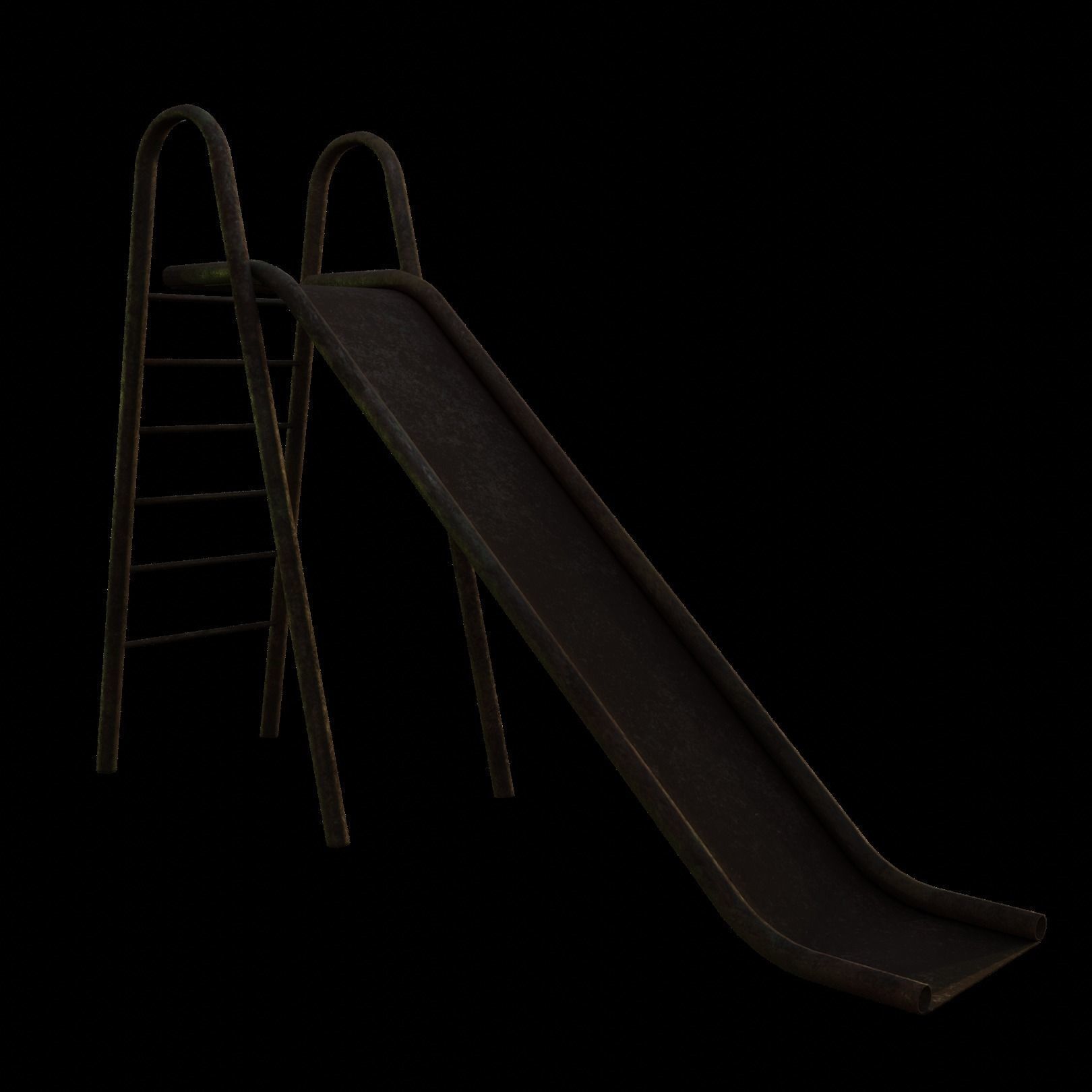 Soviet rust playground minipack Low-poly 3D model_1