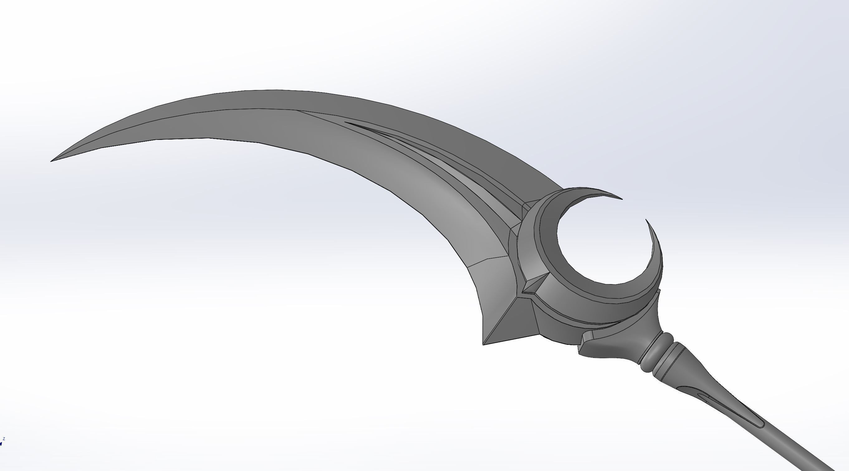 Vereesa blade dancer the Summoners War mobile game cosplay 3D print model_2