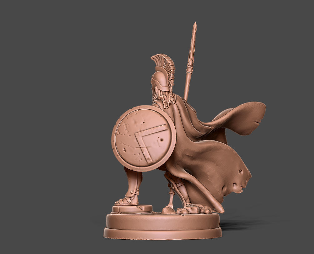 Spartan - Telecle - 35mm scale 3D print model_8