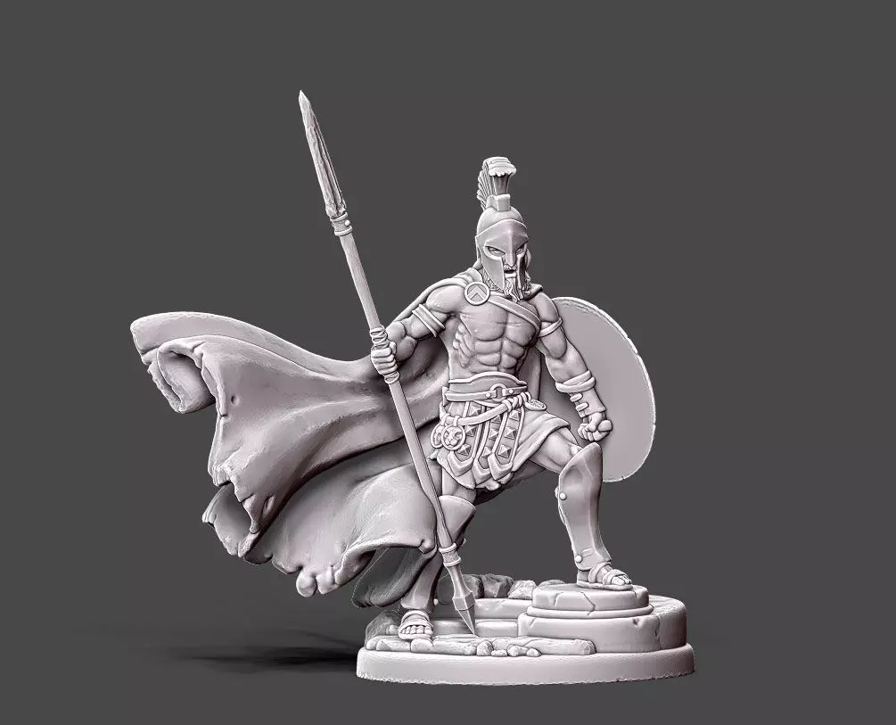 Spartan - Telecle - 35mm scale 3D print model_0