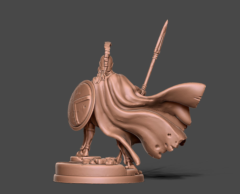 Spartan - Telecle - 35mm scale 3D print model_9