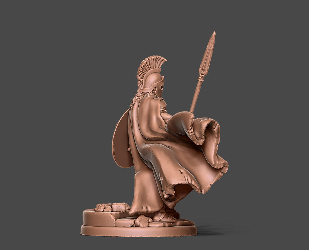 Spartan - Telecle - 35mm scale 3D print model_10