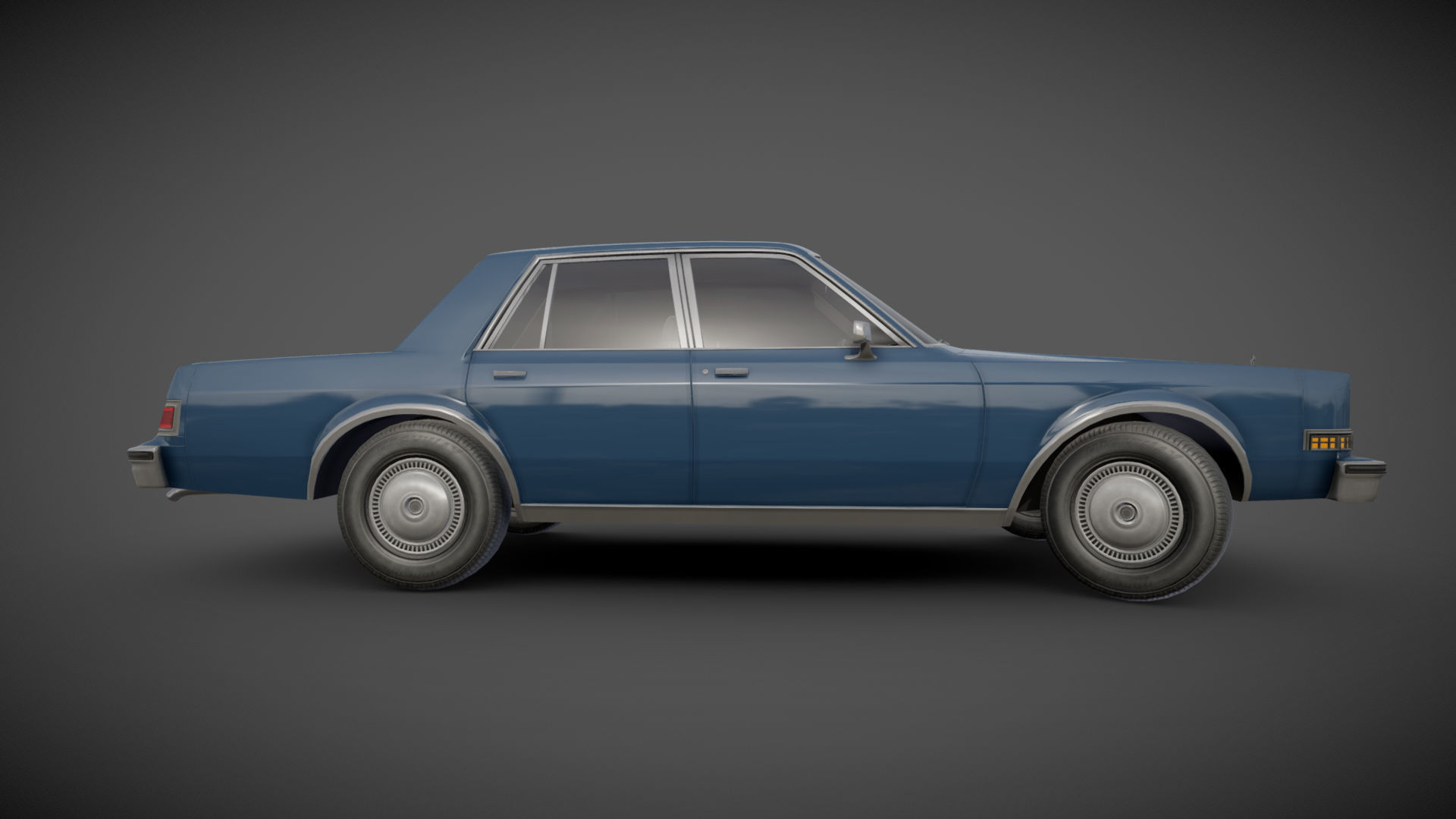Dodge Diplomat 1980 Low-poly 3D model_19