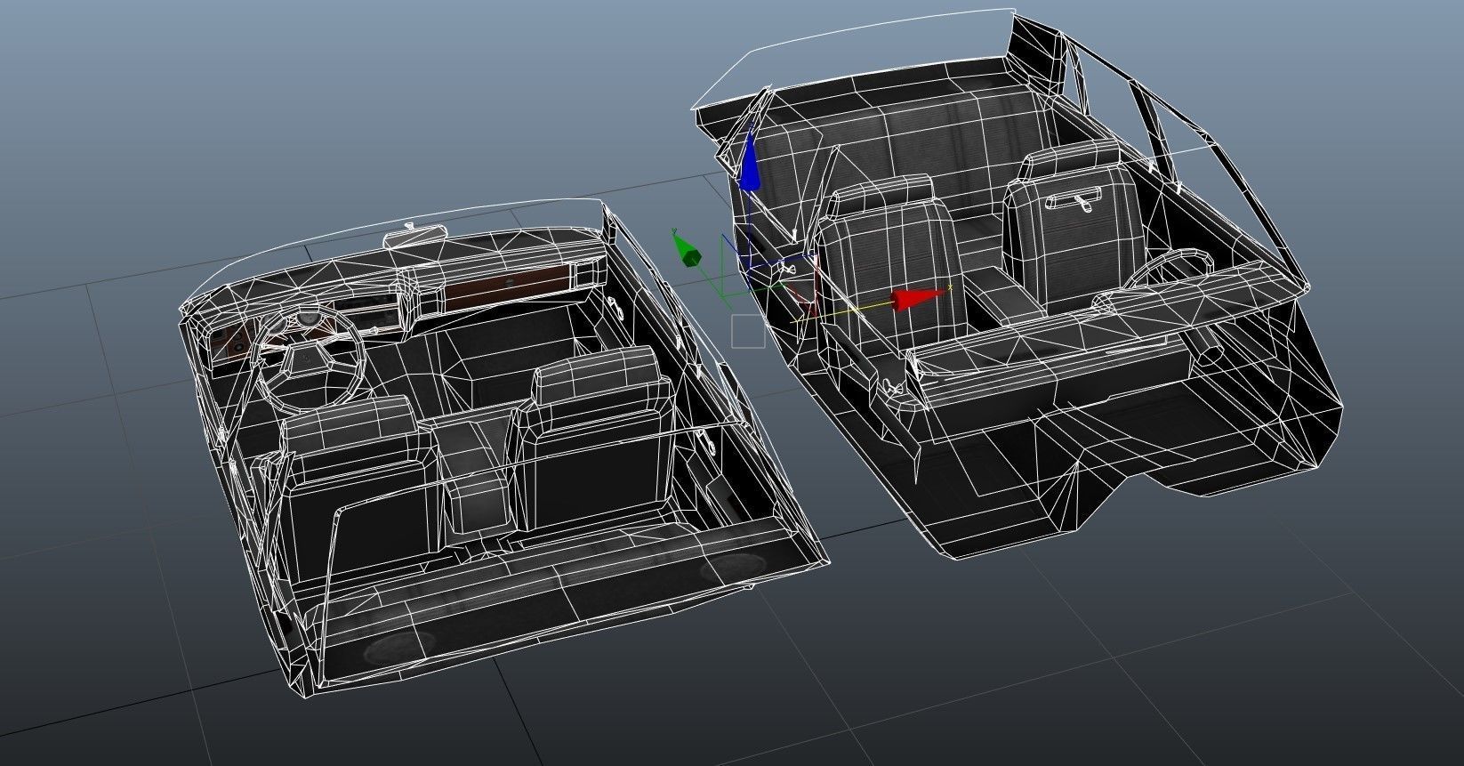 Dodge Diplomat 1980 Low-poly 3D model_26