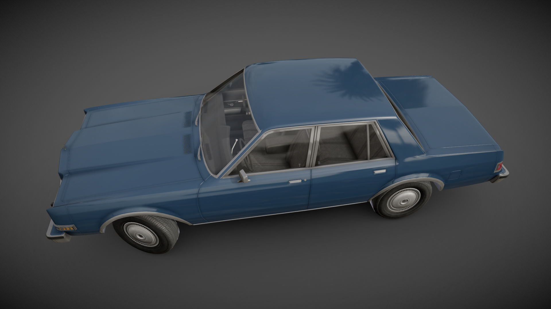 Dodge Diplomat 1980 Low-poly 3D model_20