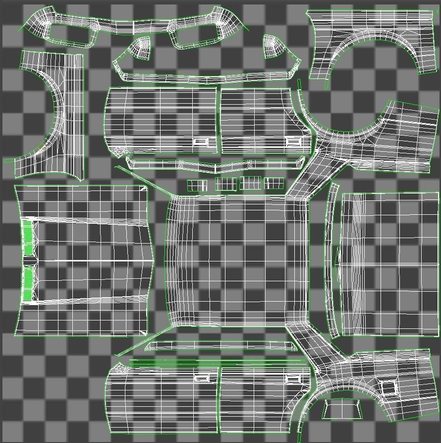 Dodge Diplomat 1980 Low-poly 3D model_27