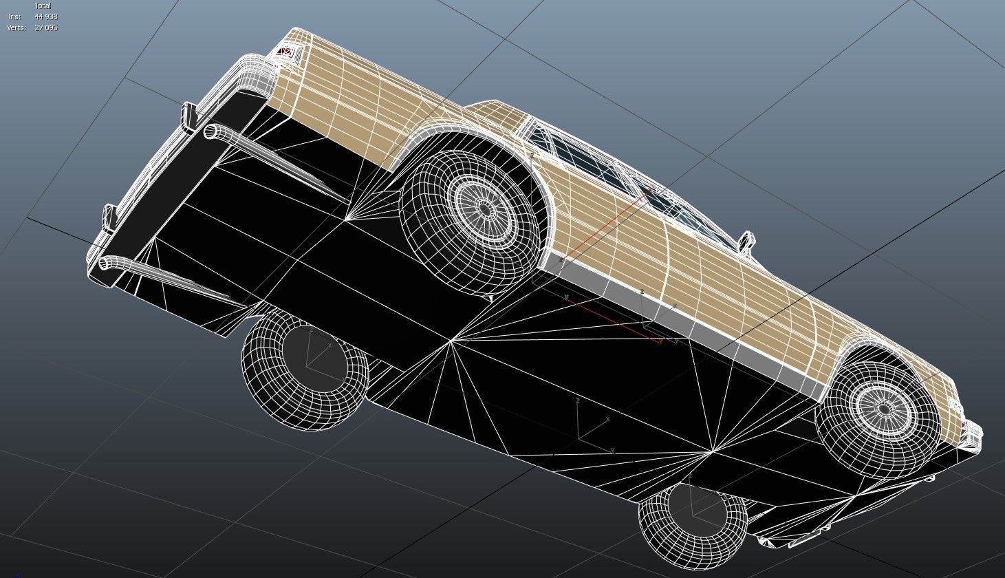 Dodge Diplomat 1980 Low-poly 3D model_23
