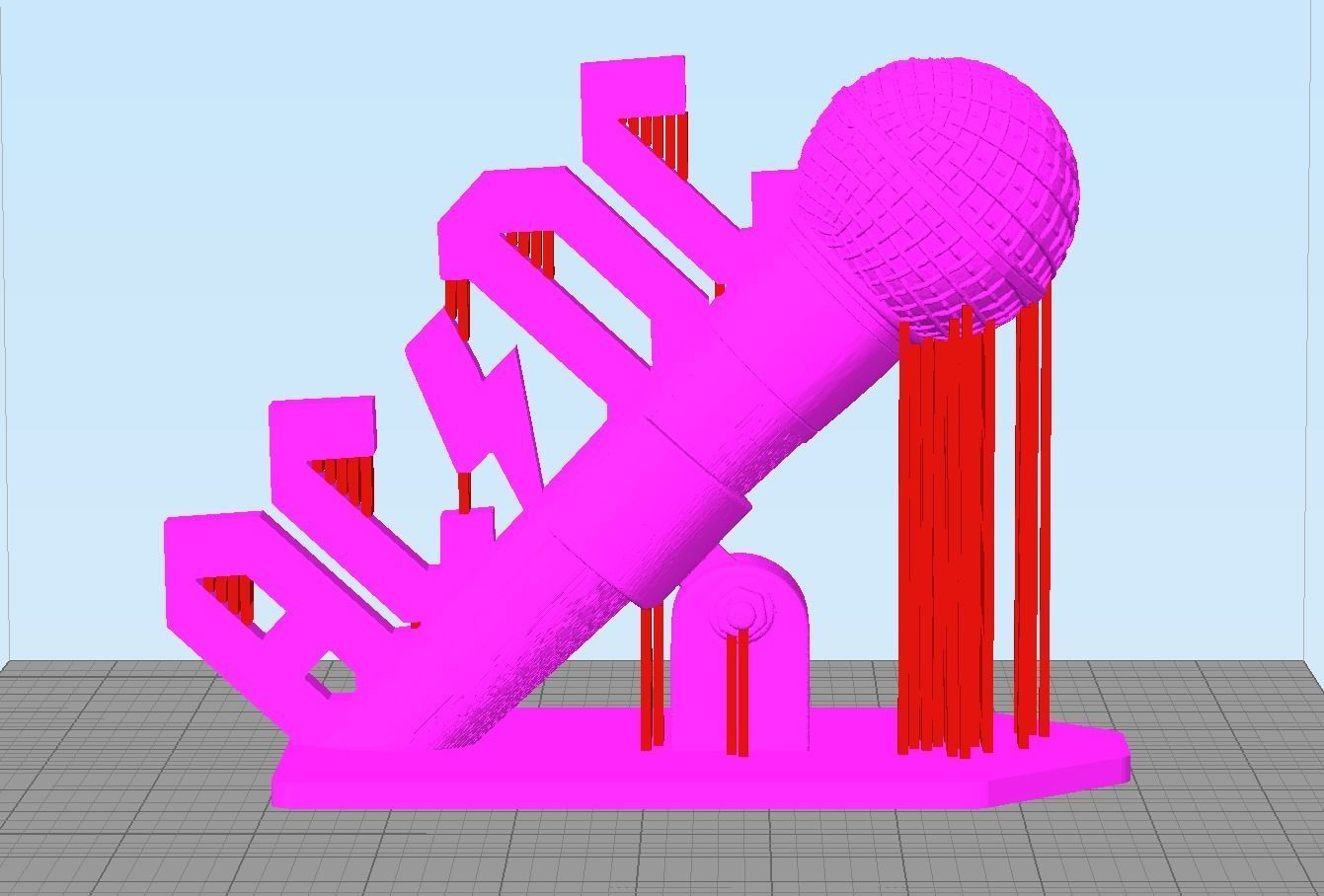 Lampe ACDC et litophane 3D print model_3