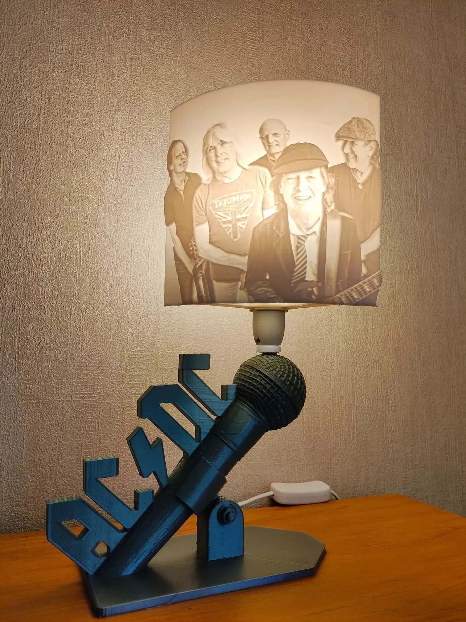 Lampe ACDC et litophane 3D print model_0