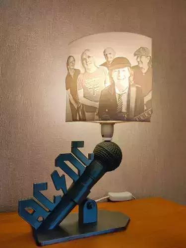 Lampe ACDC et litophane  3D print model