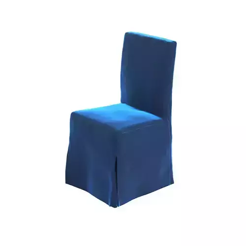 Velvet blue chair Henriksdal