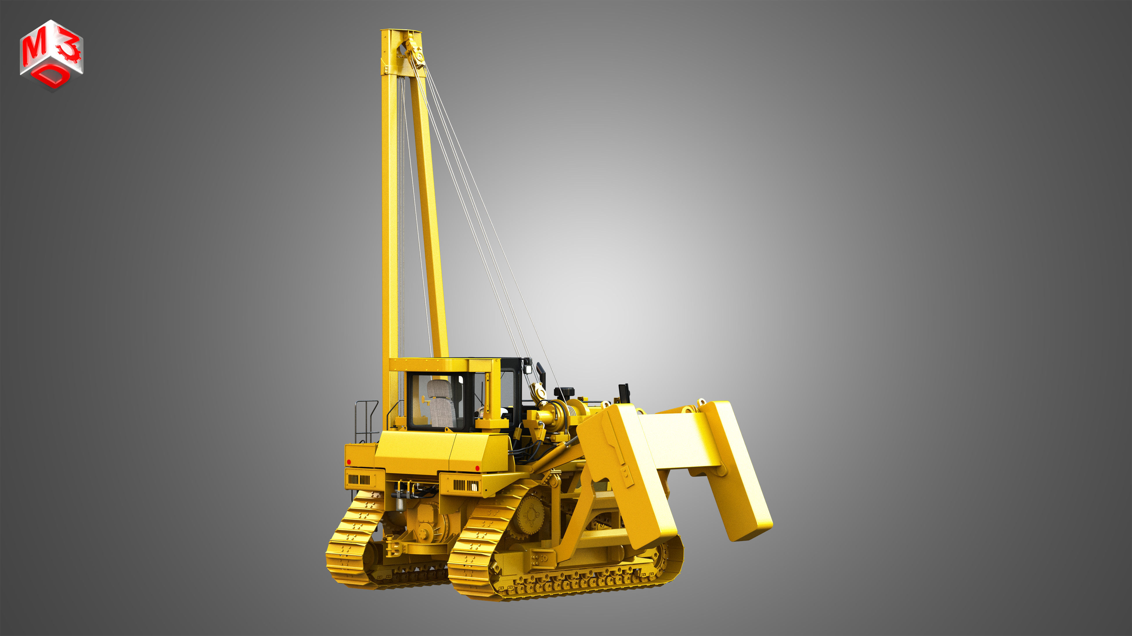 PL83 Pipelayer  3D model_5