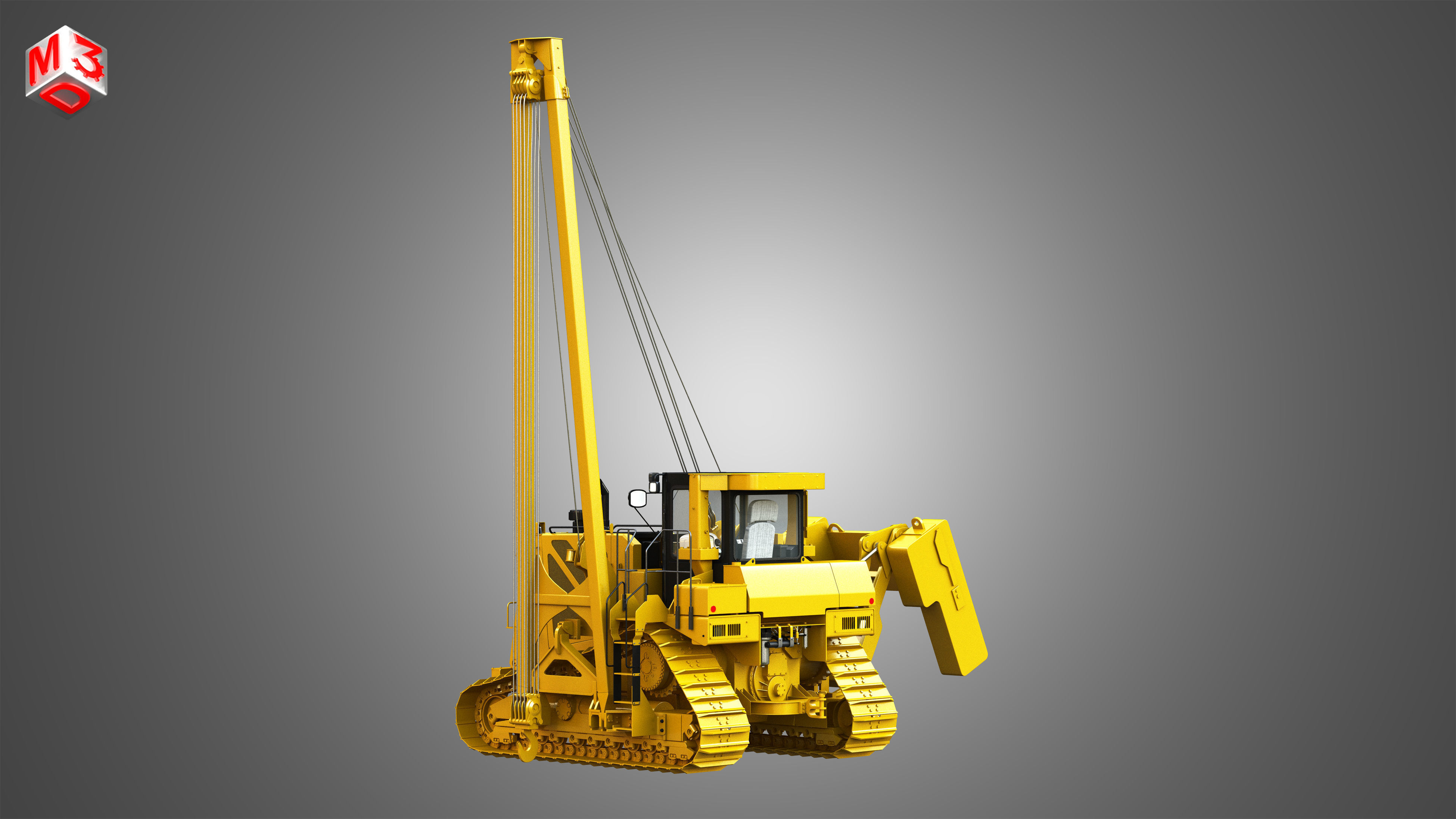 PL83 Pipelayer  3D model_7