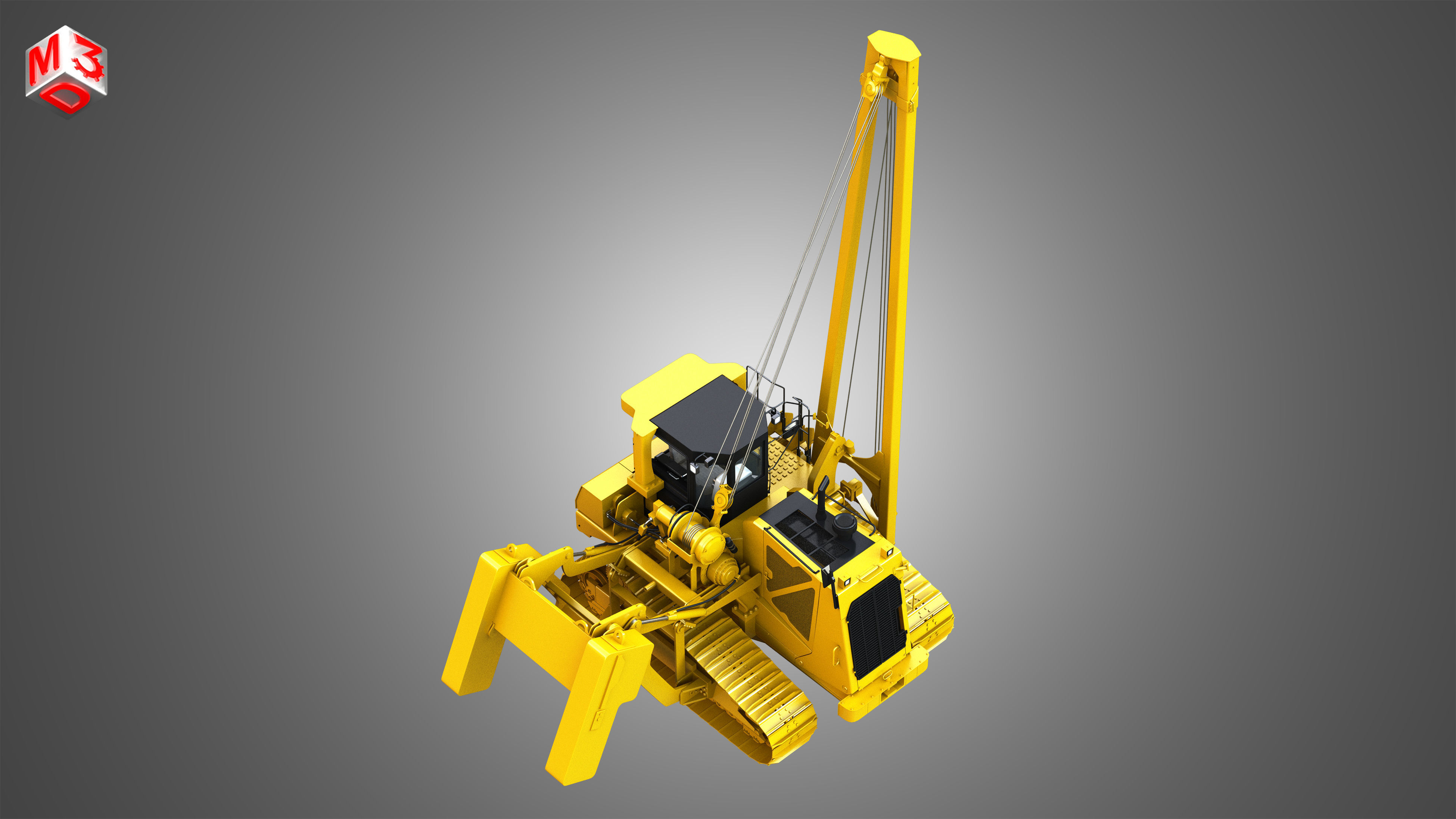 PL83 Pipelayer  3D model_10
