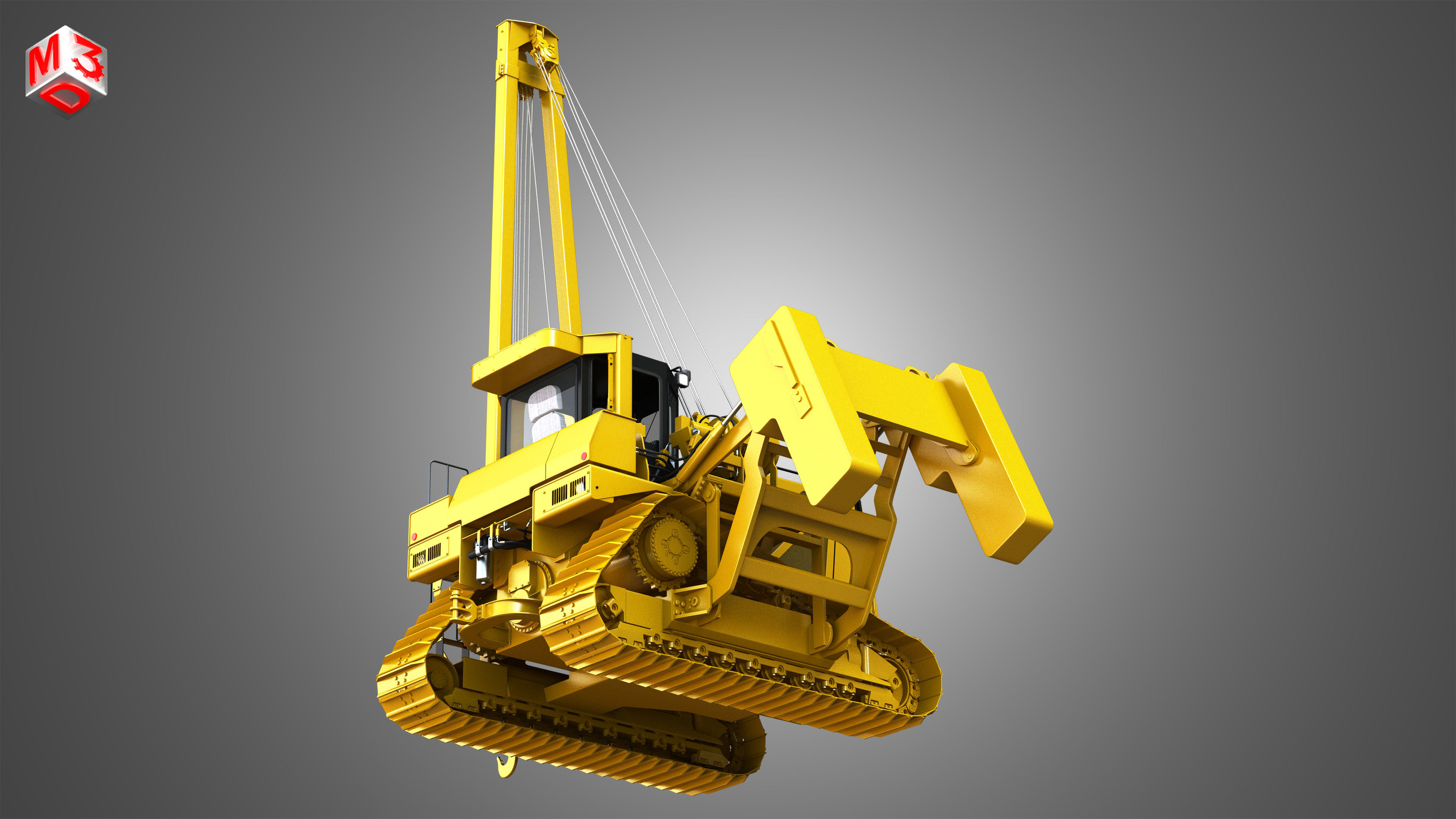 PL83 Pipelayer  3D model_13