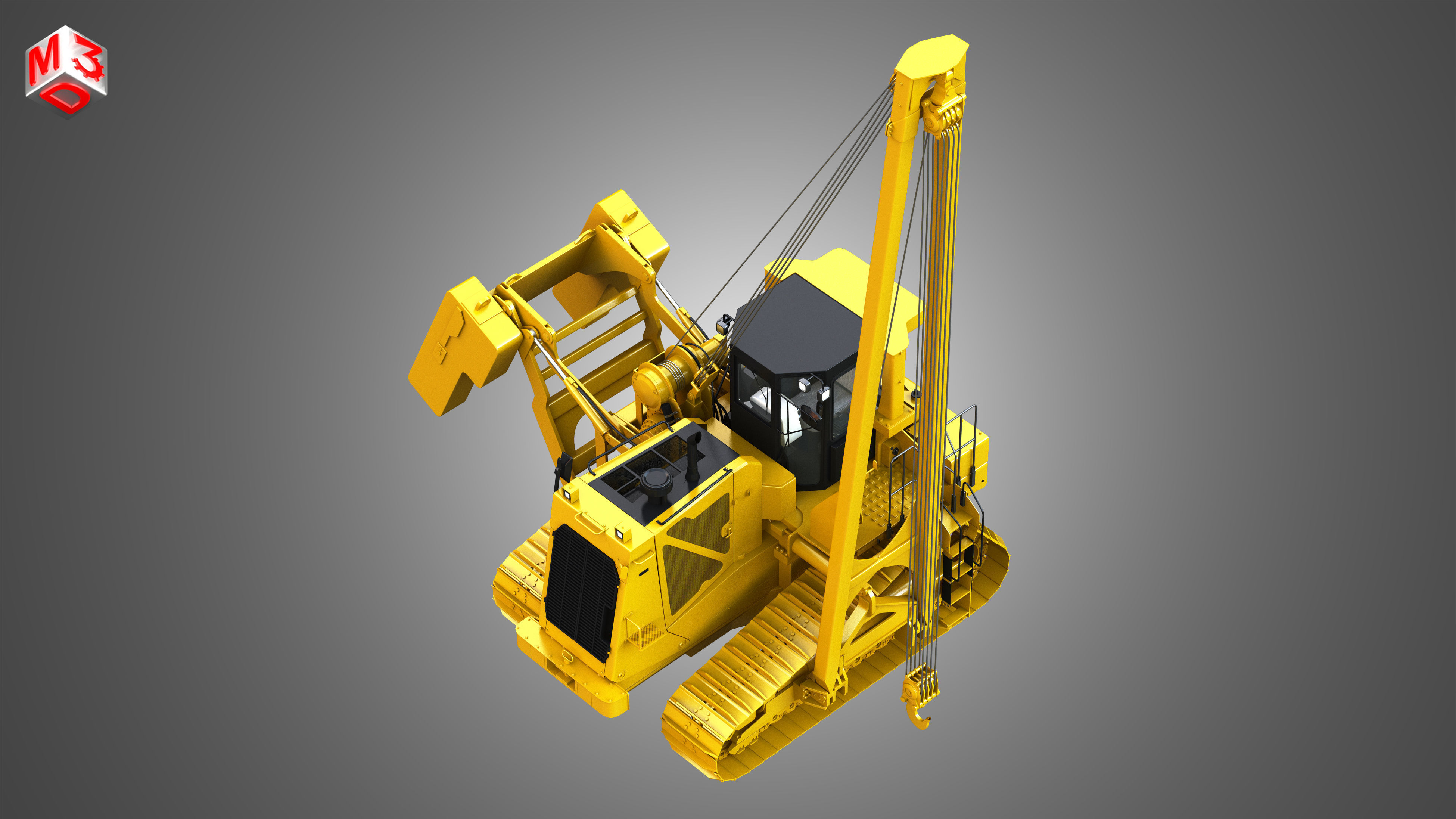 PL83 Pipelayer  3D model_8