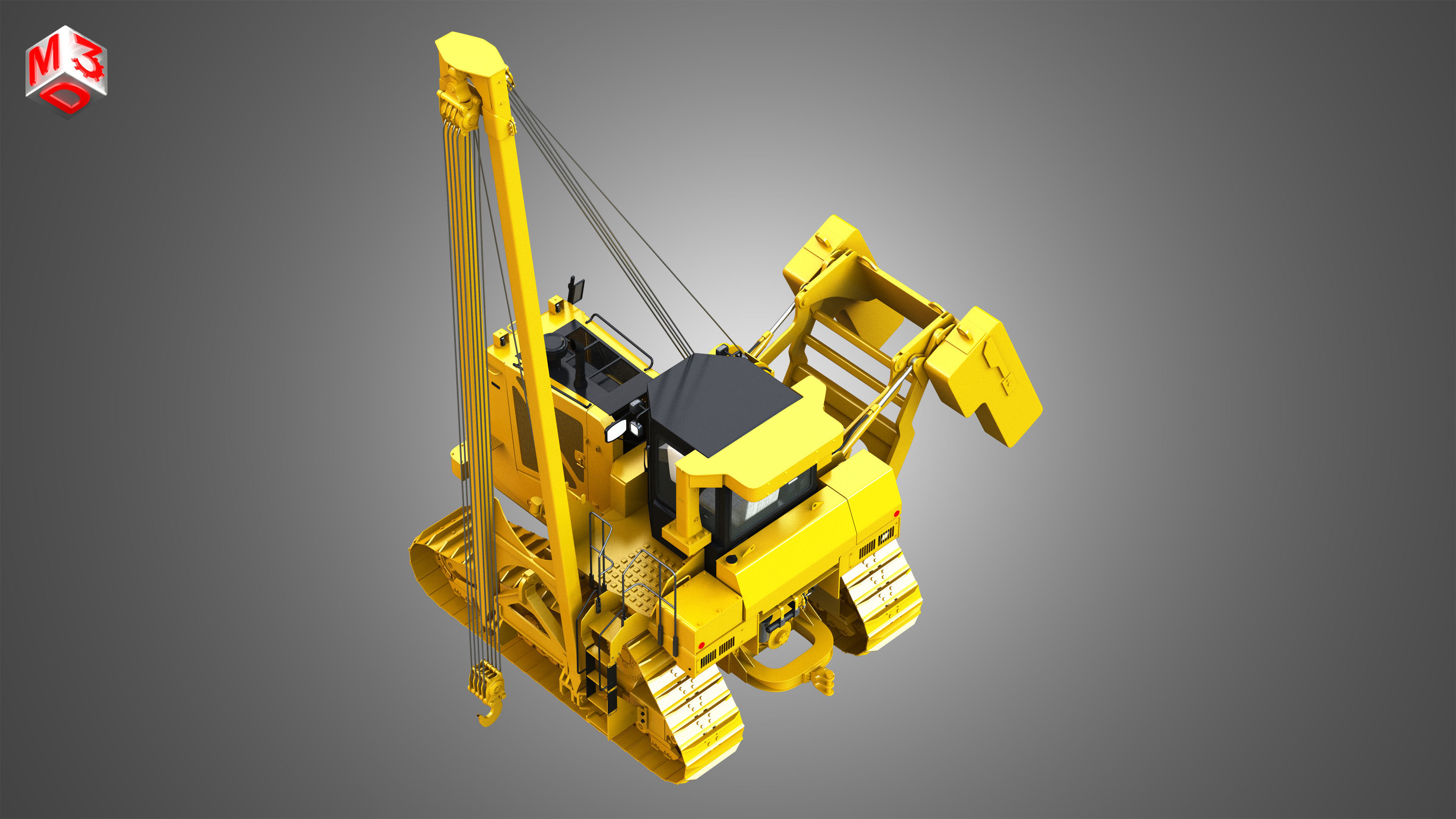 PL83 Pipelayer  3D model_11