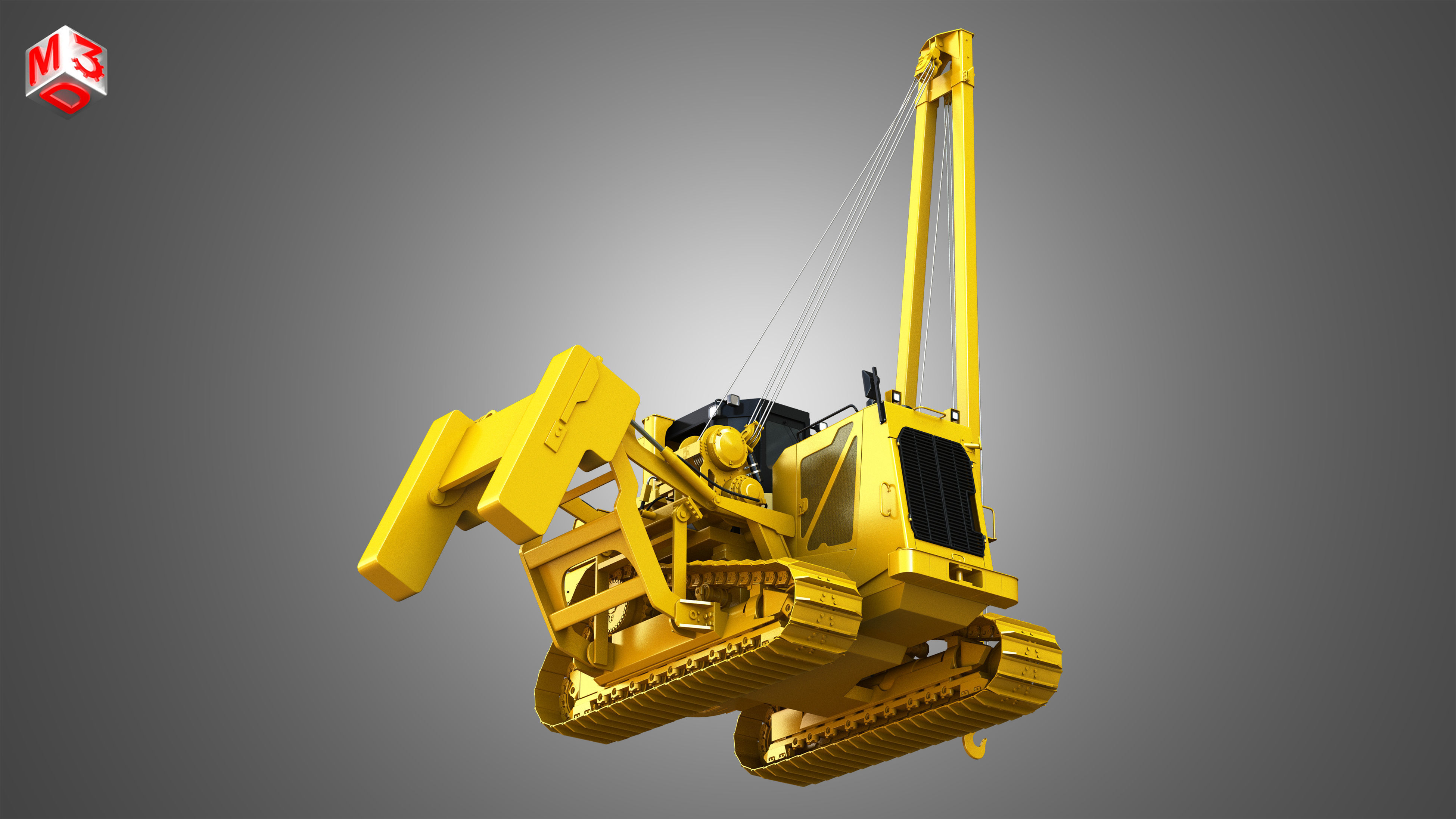 PL83 Pipelayer  3D model_14