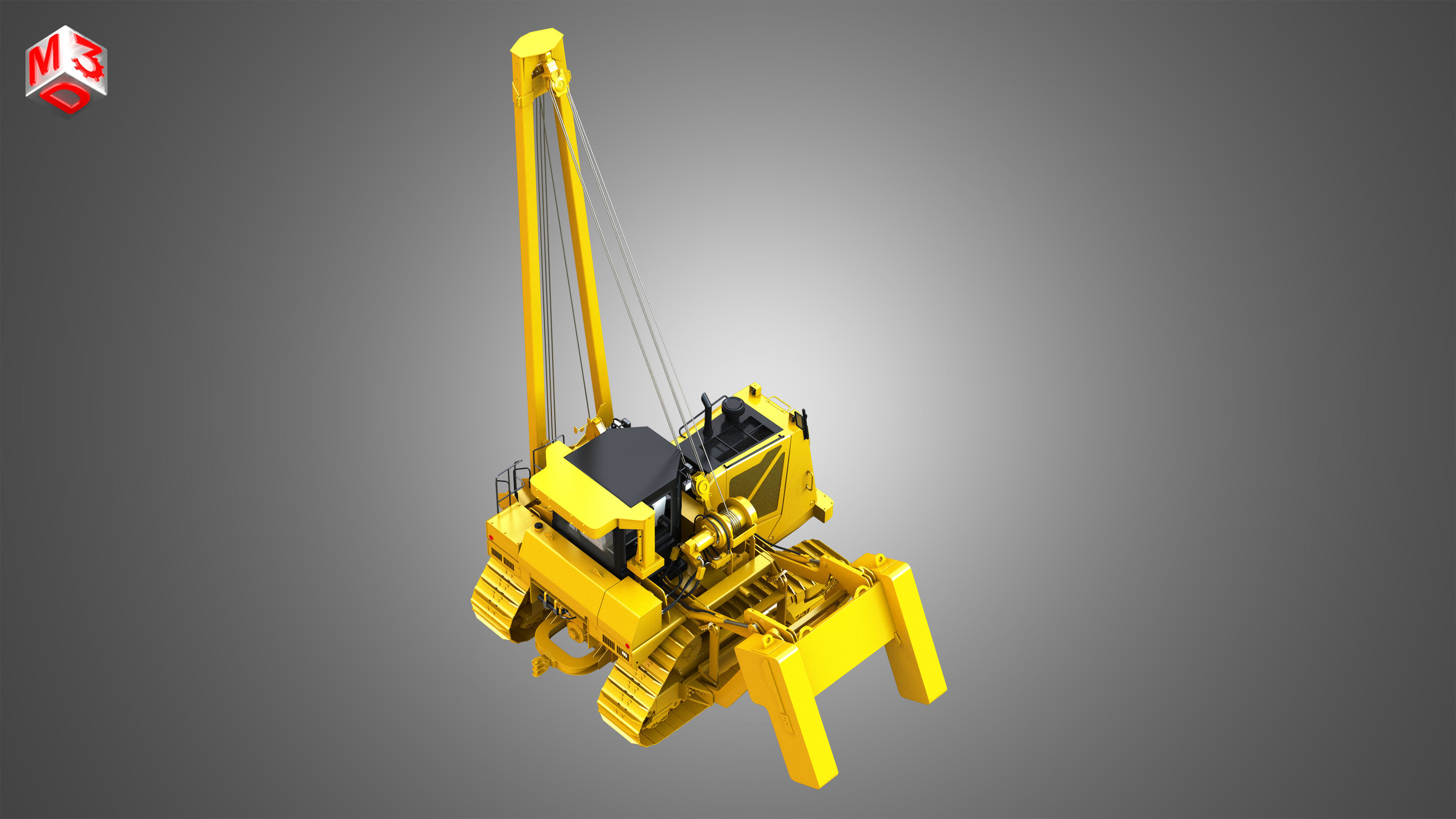 PL83 Pipelayer  3D model_9