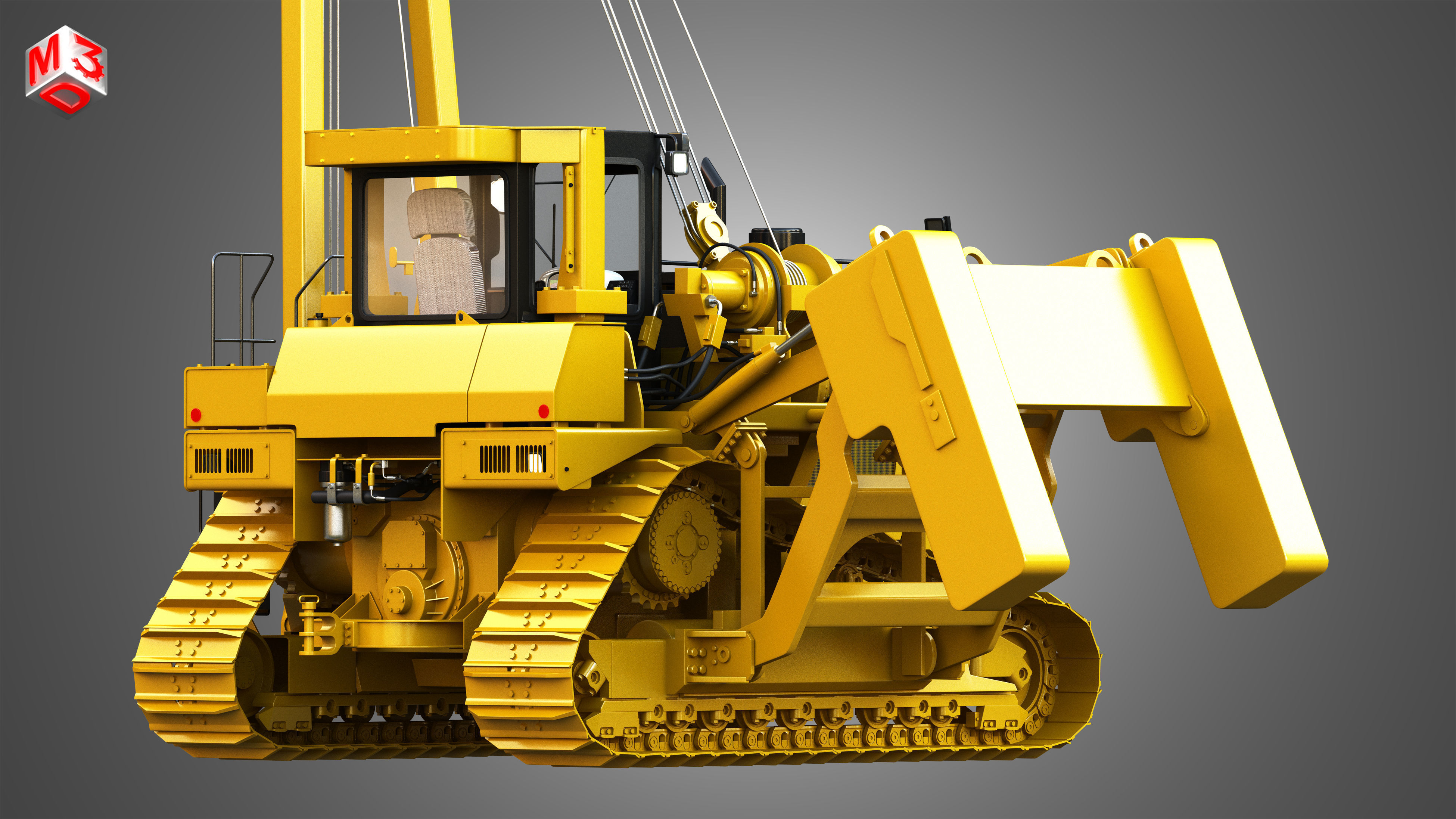 PL83 Pipelayer  3D model_1