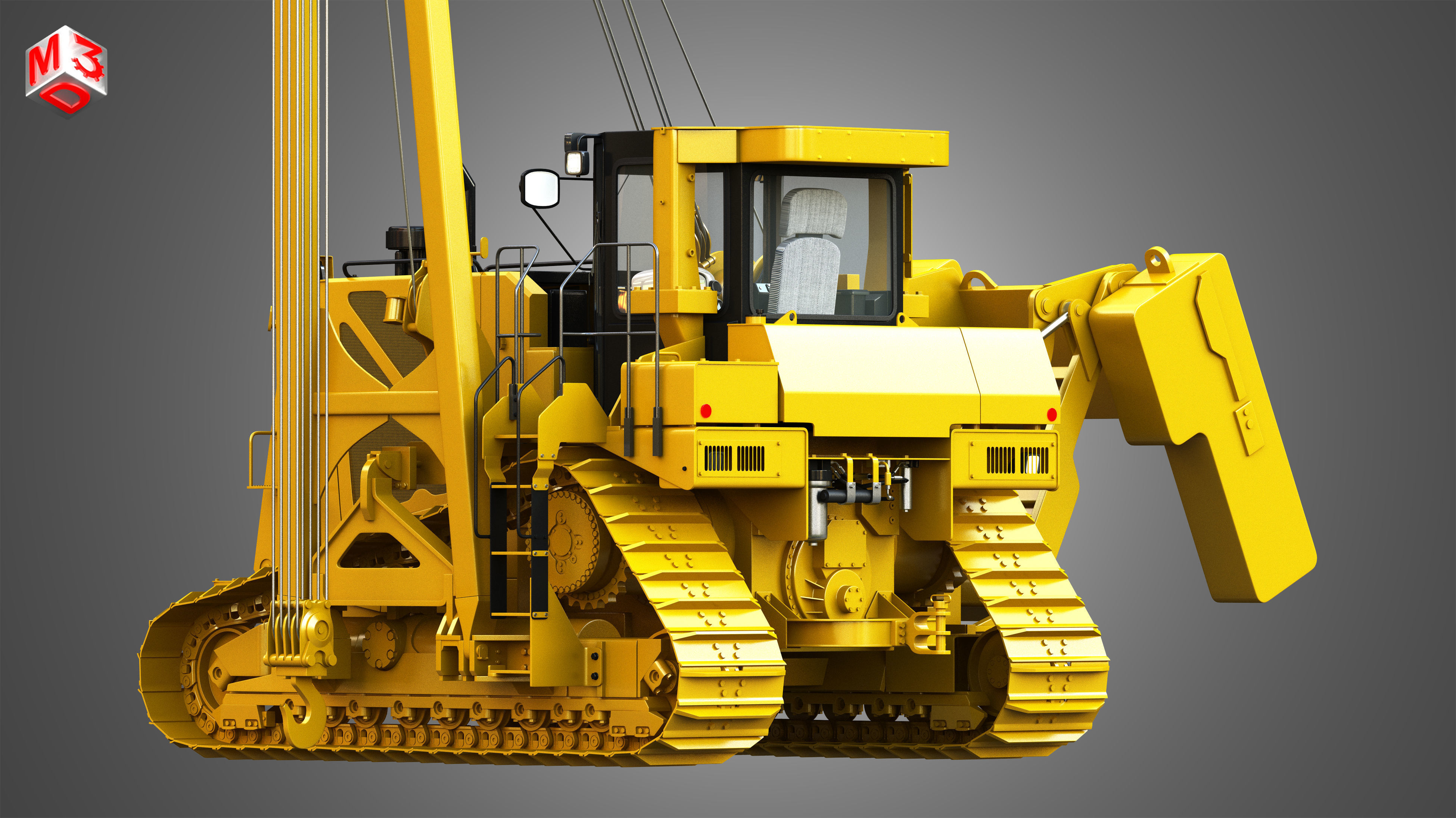 PL83 Pipelayer  3D model_3