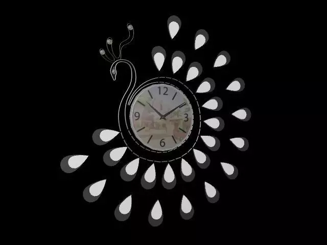 Wall clock 01 3D model