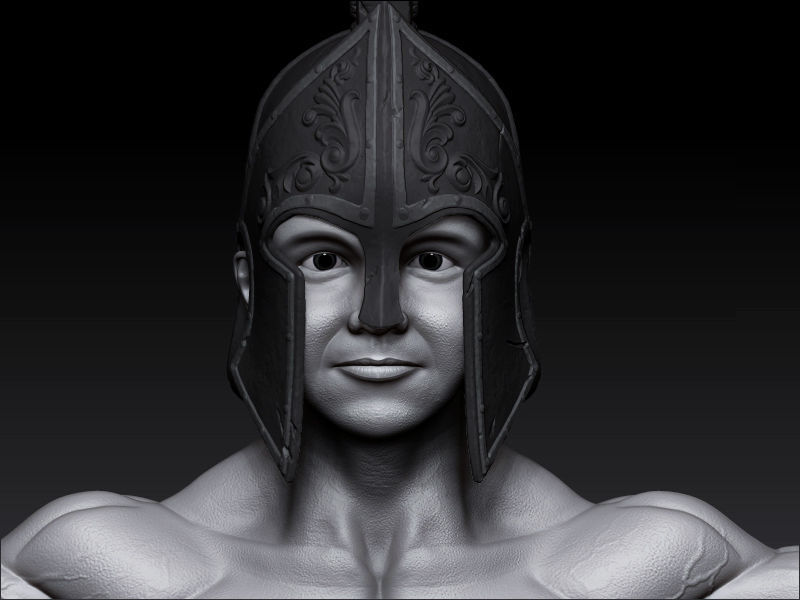 warrior roman soldier 3D model_5