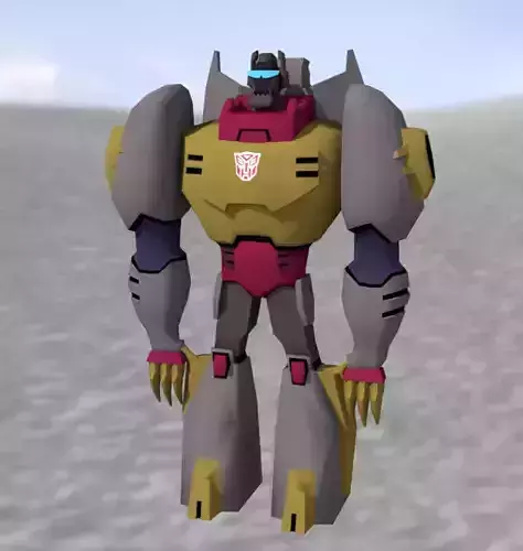 Jurassic Robot - Low poly