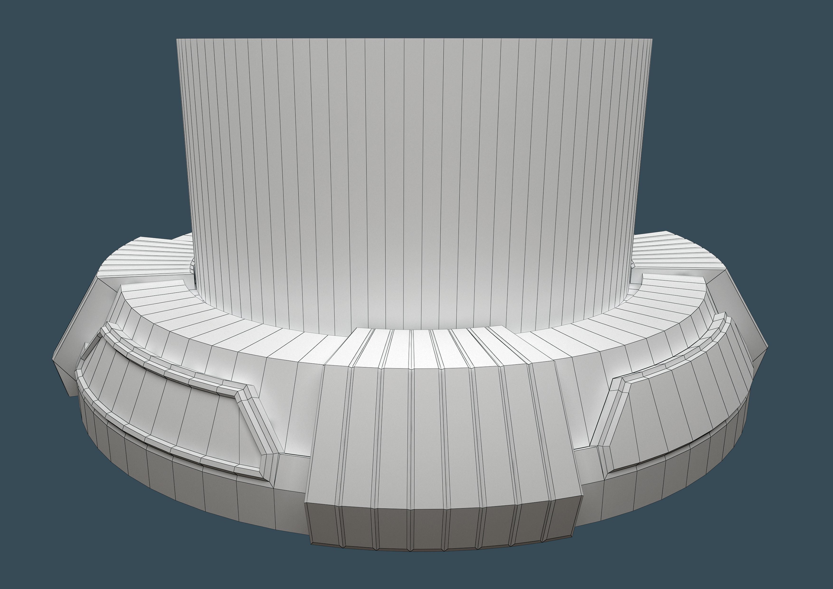 STAND BASE 05 3D model_4