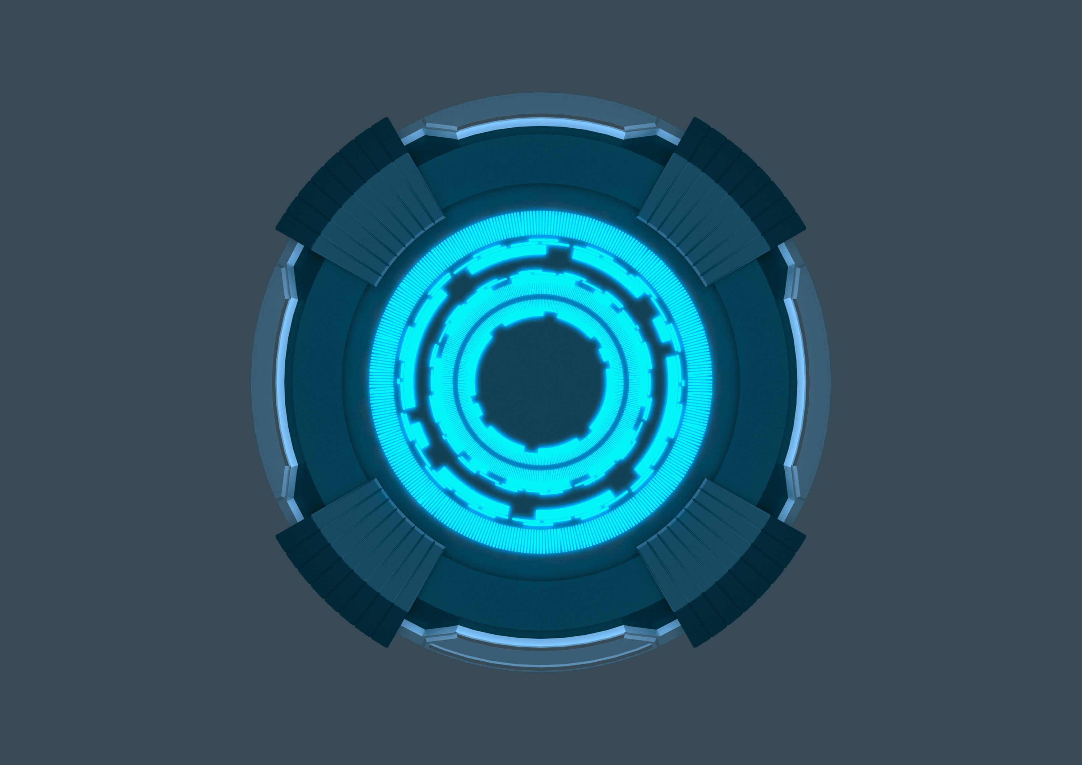 STAND BASE 05 3D model_2