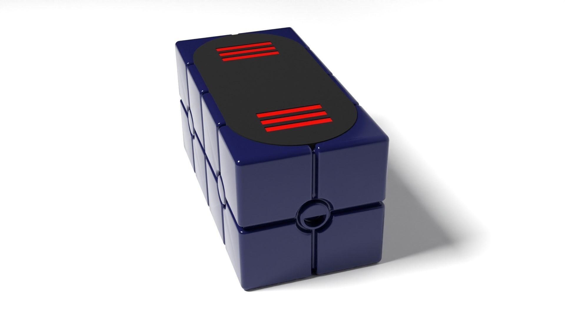 Scanning Crate with open lid 1-6 scale Hottoys 3D print model_7