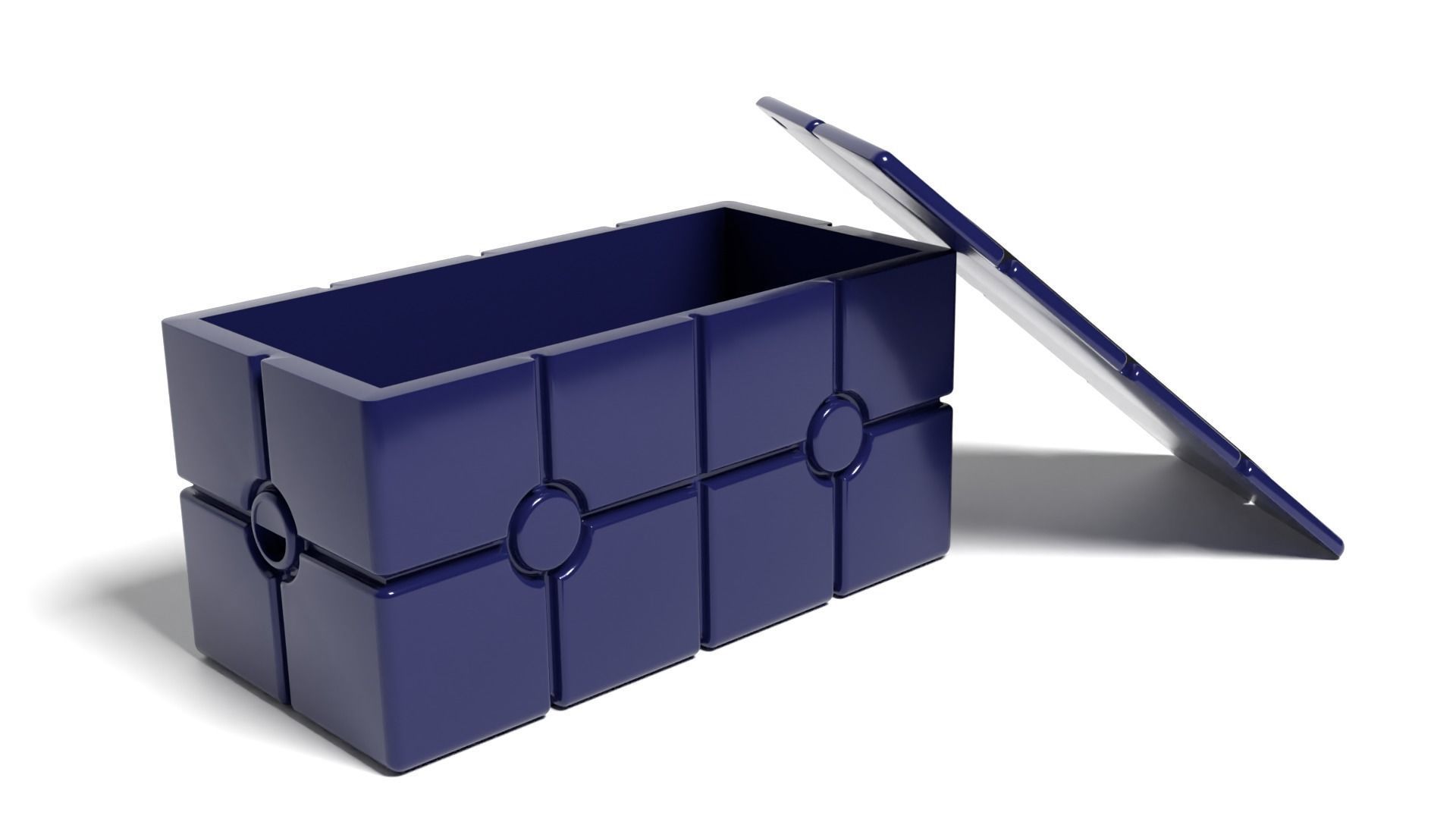 Scanning Crate with open lid 1-6 scale Hottoys 3D print model_2