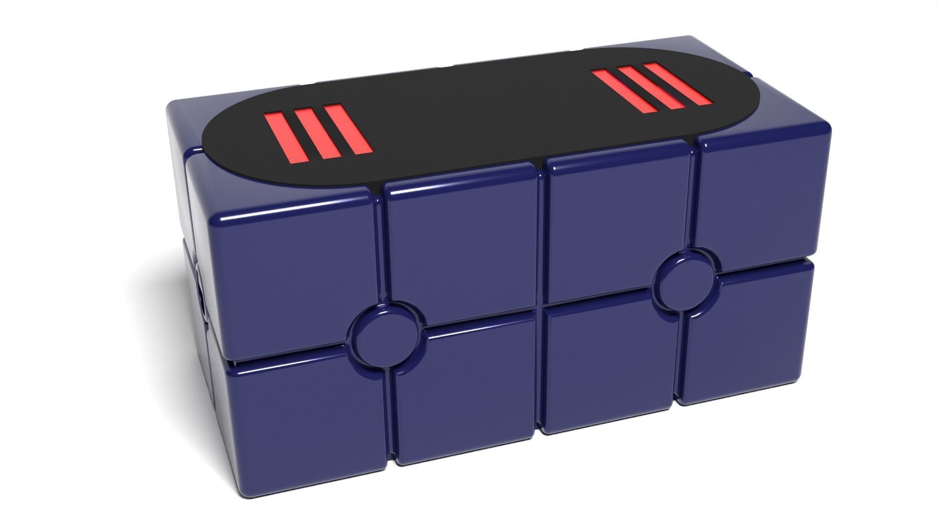 Scanning Crate with open lid 1-6 scale Hottoys 3D print model_10