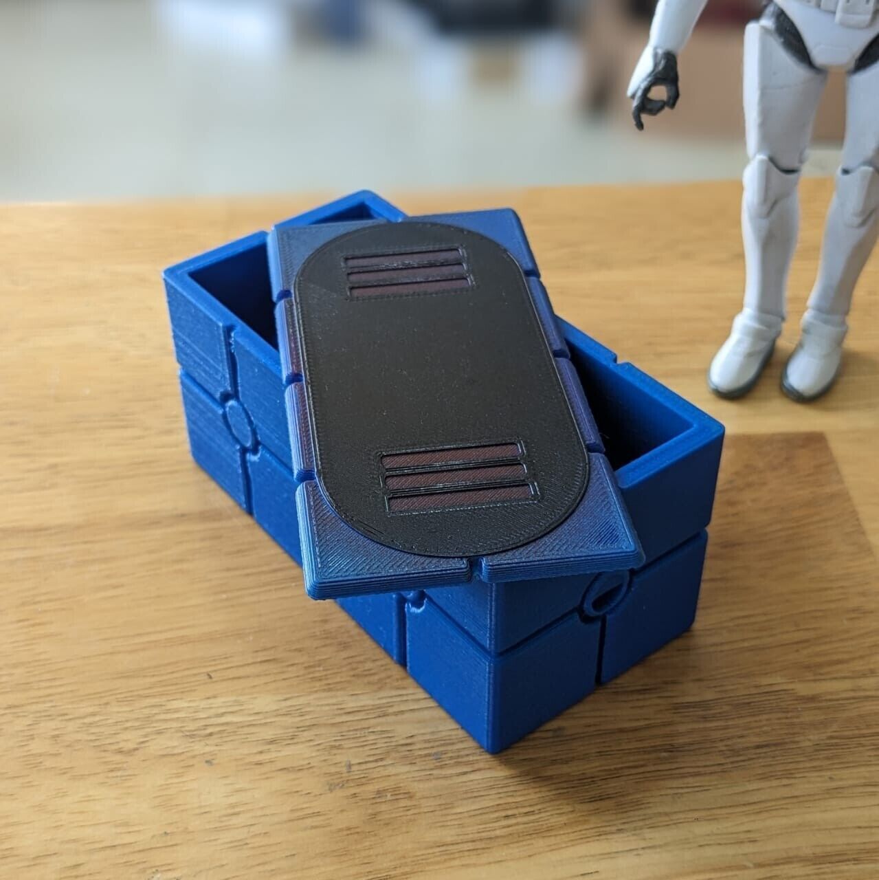Scanning Crate with open lid 1-6 scale Hottoys 3D print model_30