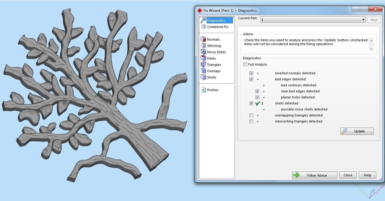 pendant tree of life against a background of mountains 3D print model_10
