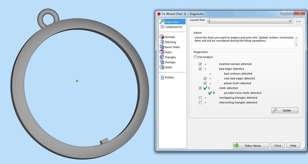 pendant tree of life against a background of mountains 3D print model_8