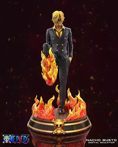Sanji - One Piece for 3d print model 3D print model