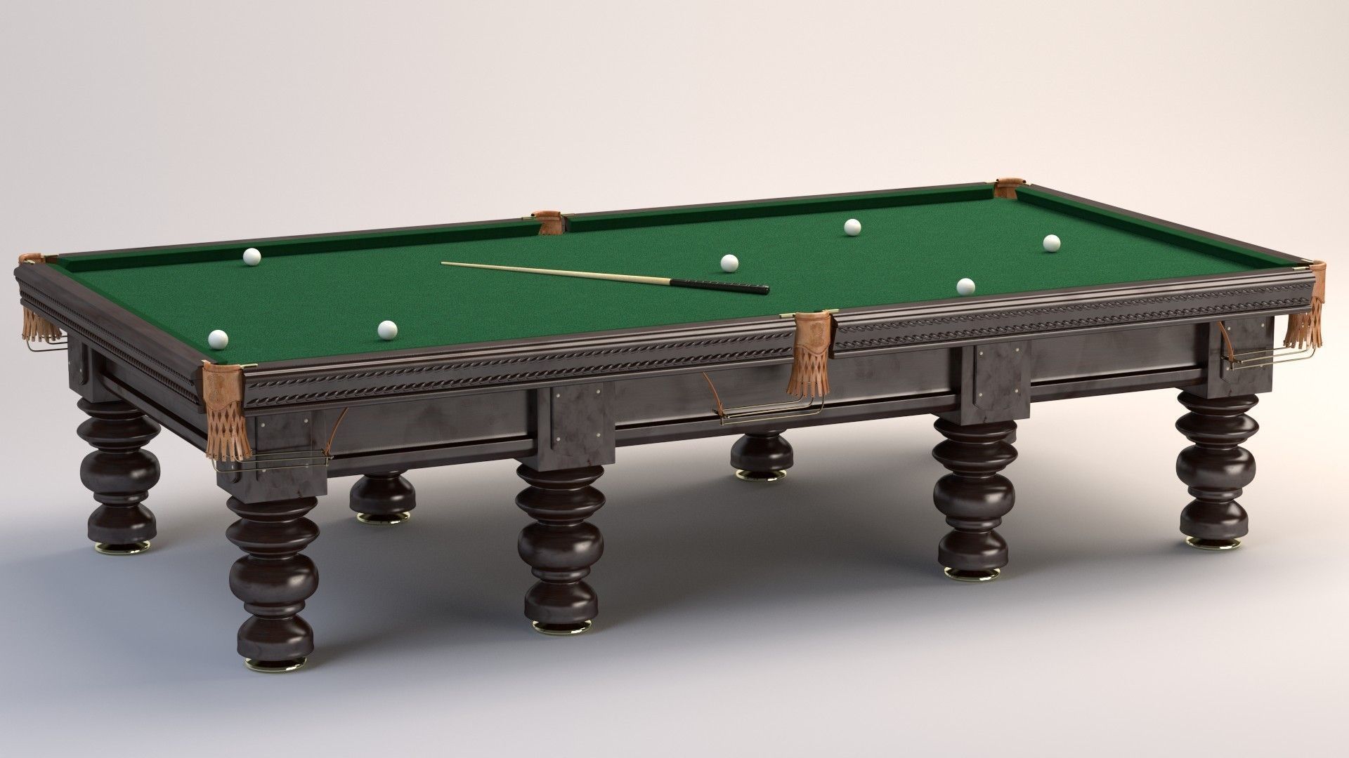 Billiard table 3D model_1