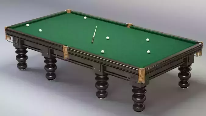 Billiard table 3D model