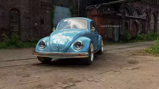 vw beetle 1969 Detailed Interior