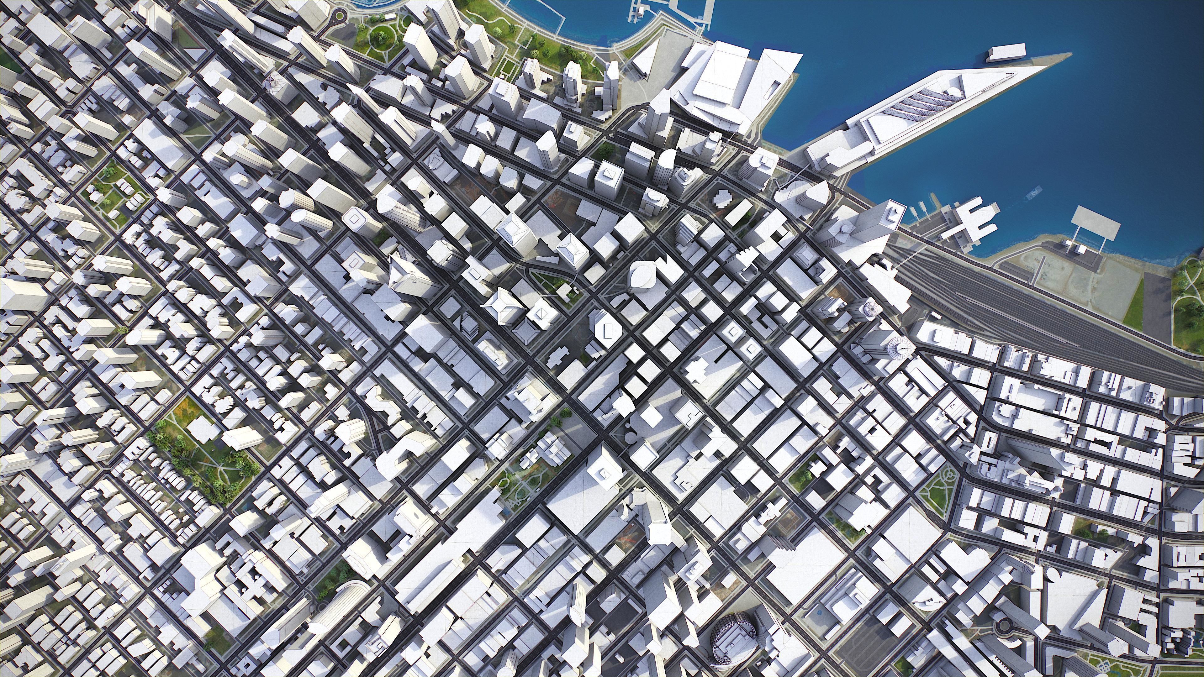  Vancouver - 3D City Model Low-poly 3D model_15