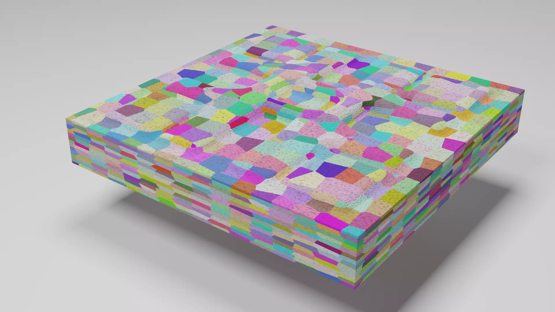 Colored Relief 3D Model Free 3D model