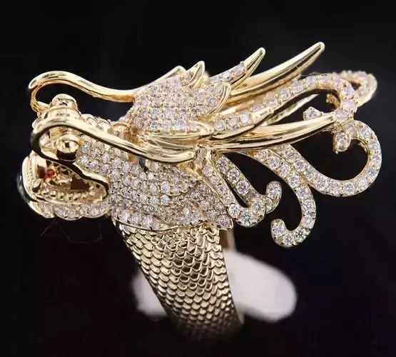 dragon ring 3D print model
