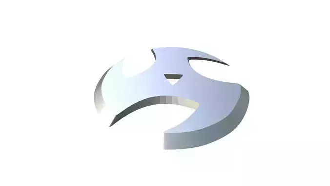 Shuriken wu-tang logo 3D print model