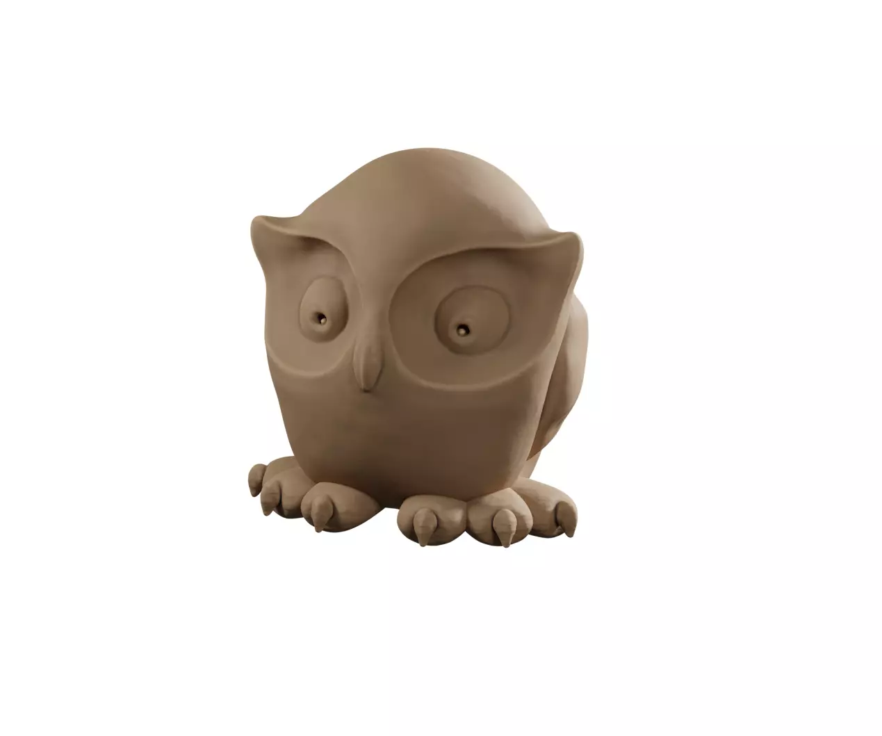 Owl character Free 3D model