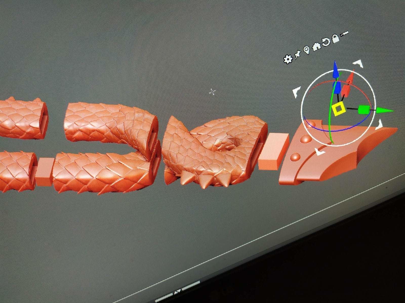 Meliodas sword Dragon Handle seven deadly sins 3D print model_8