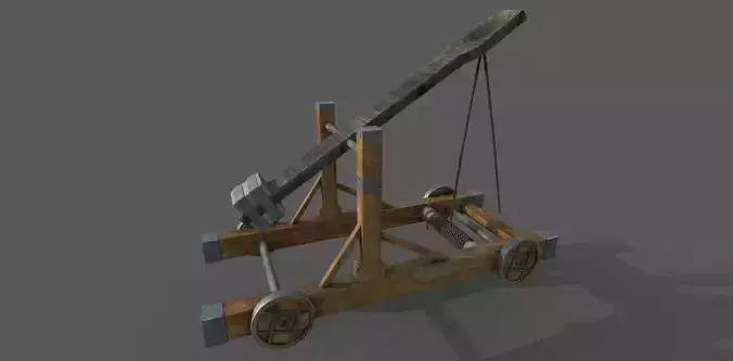 Catapult 3D model
